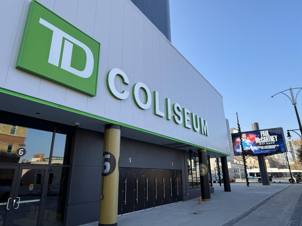 Exterior of TD Coliseum.