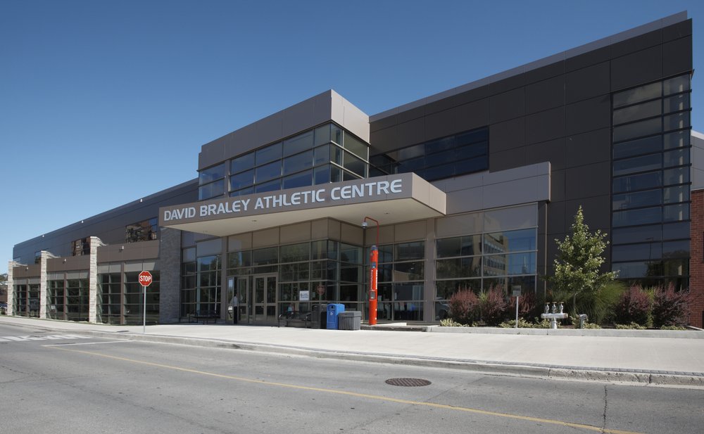 View of McMaster David Braley Athletic Centre.