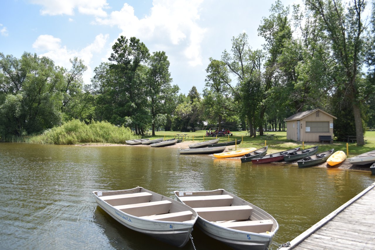 Valens lake with boats