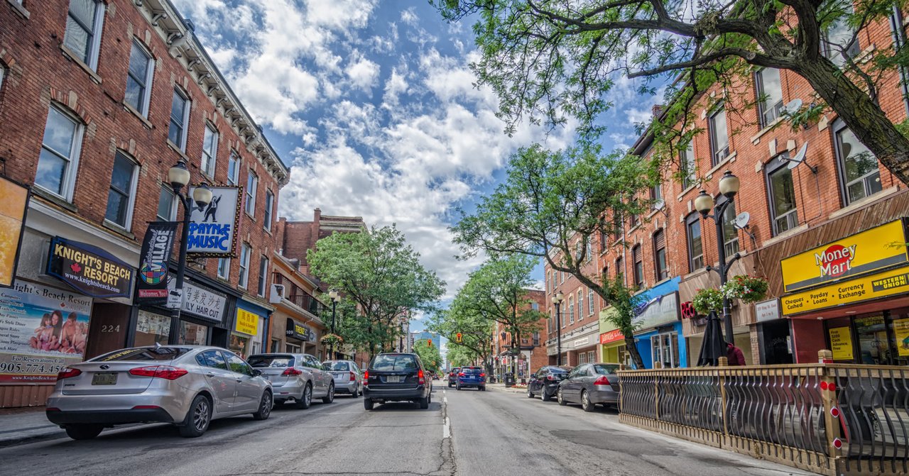 International Village streetscape