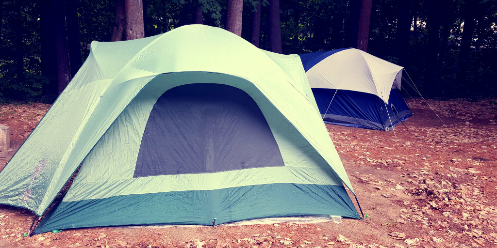 Tent at campsite