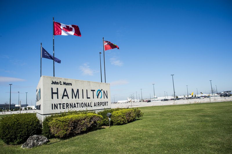 Hamilton Airport sign
