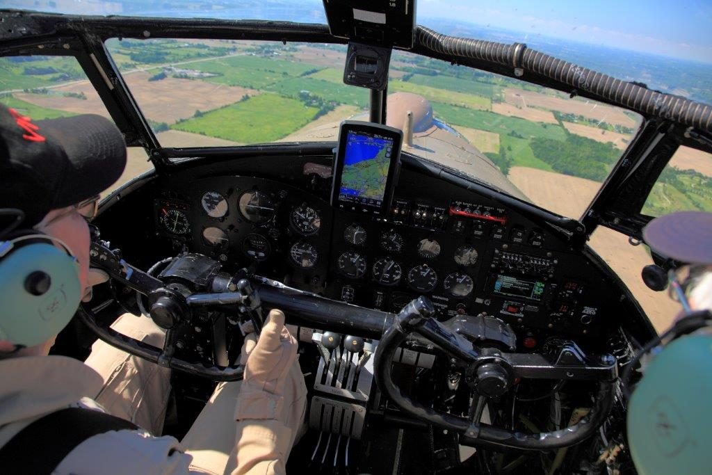 AVRO Lancaster cockpit