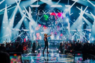 Sum 41 Performing on Stage