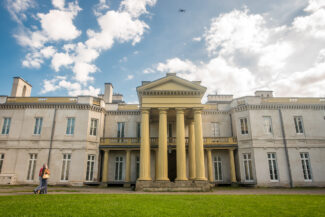 The exterior of Dundurn Castle in Hamilton