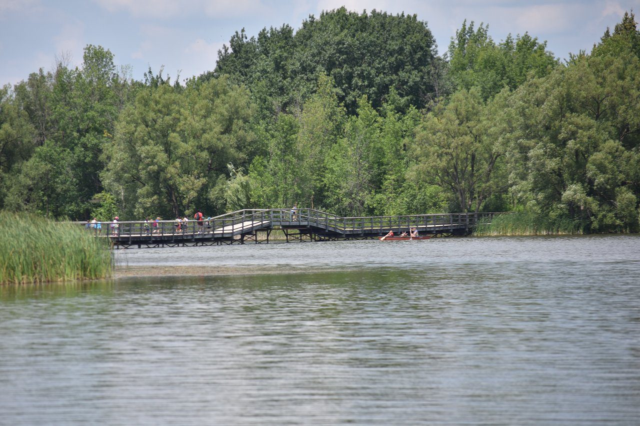 Valens Lake fishing bridge