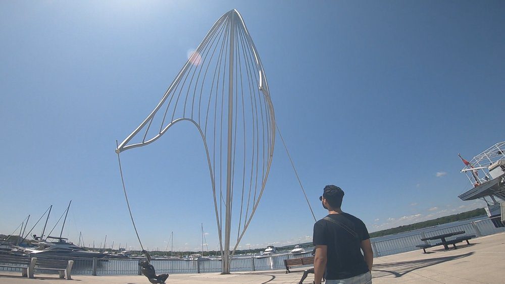 Waterfront public art
