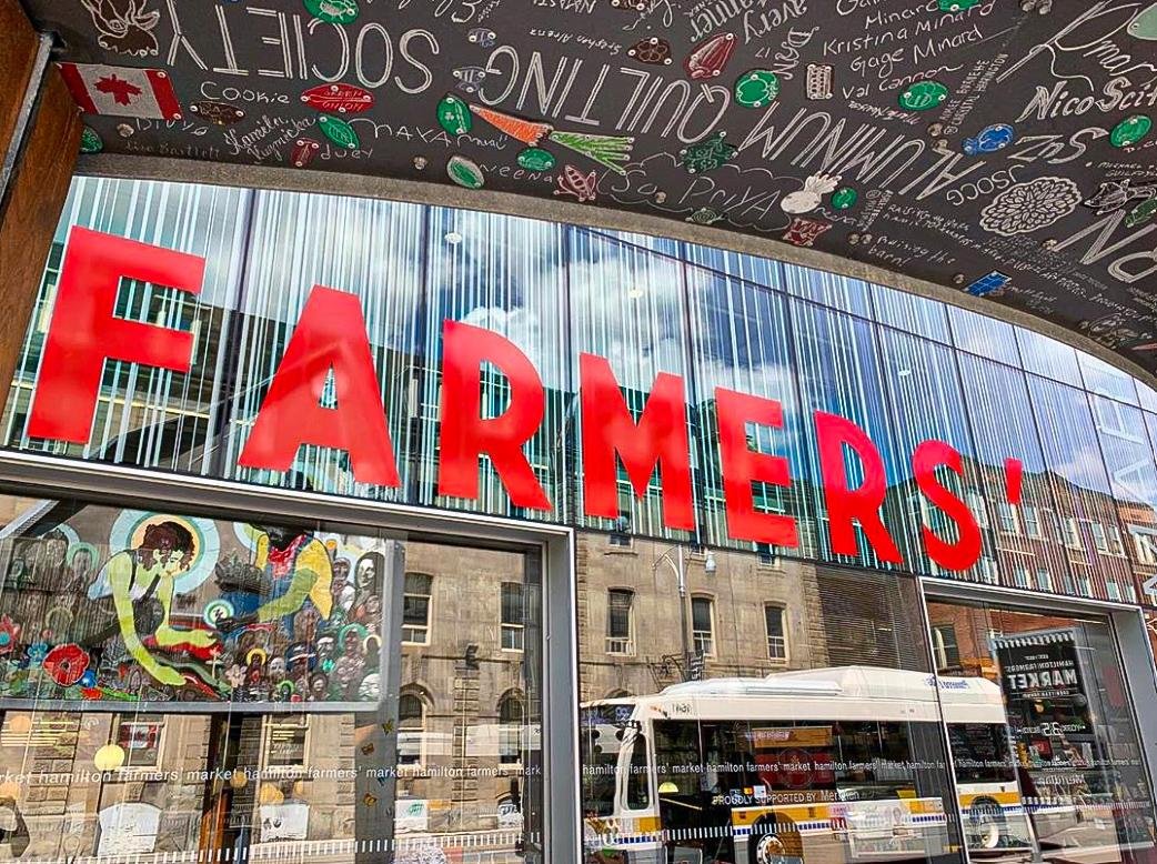 Photo of Hamilton Farmers' Market Exterior.