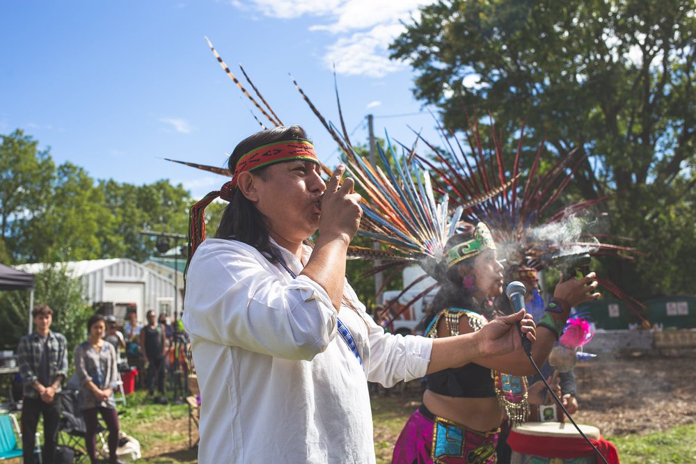 Indigenous performer.