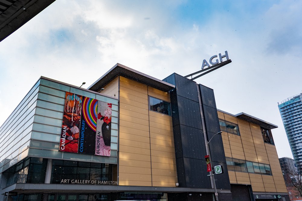 Exterior of Art Gallery of Hamilton.