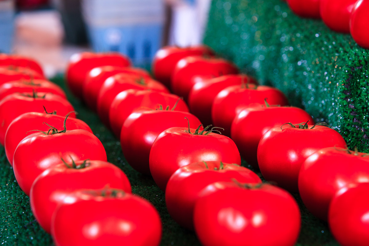 Produce at farmers market