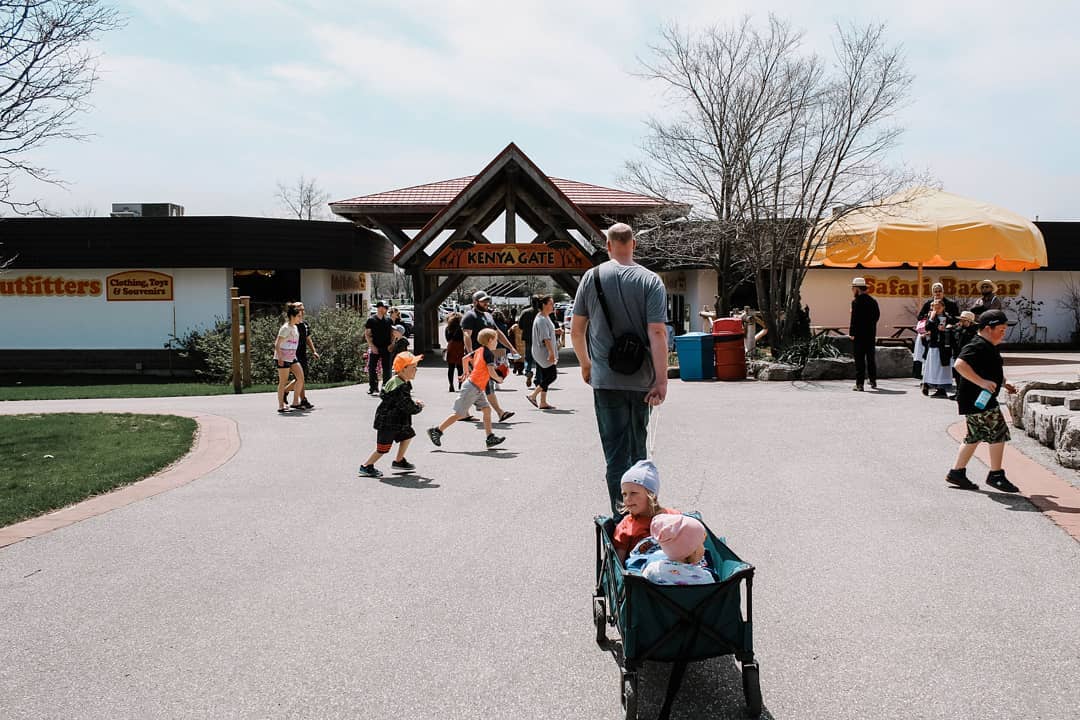 True North Family - African Lion Safari Entrance